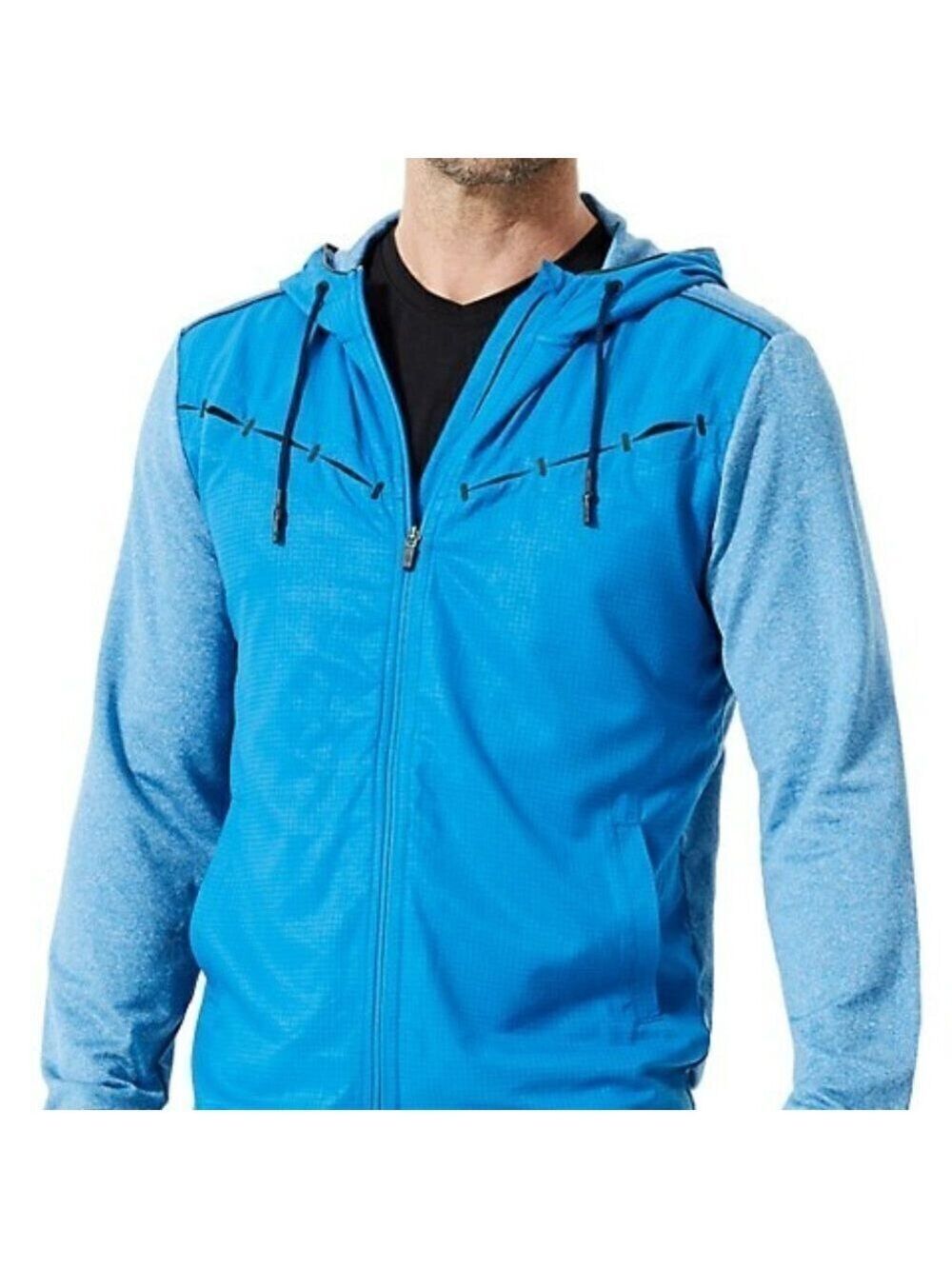 MPG BNWT blue lightweight hooded jacket Xlarge